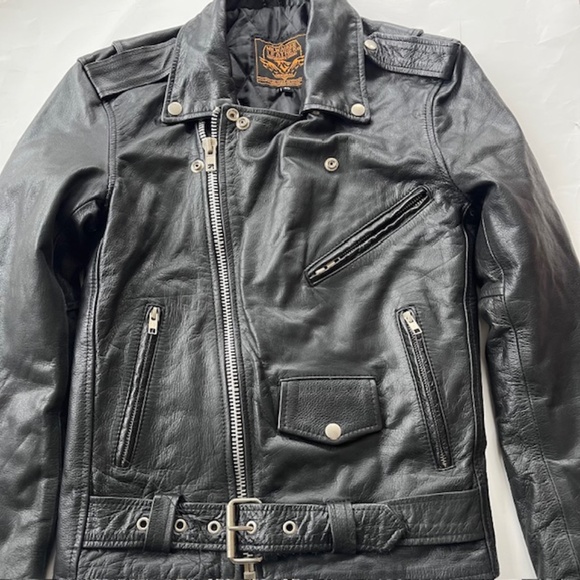 Milwaukee Leather LKL2701 Women's Classic Black Premium Leather Motorcycle Rider - Picture 2 of 5